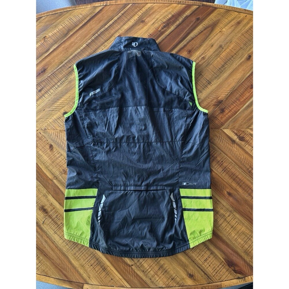 Pearl Izumi Elite Barrier Vest NWT Men’s Medium Black Hi Vis Cycling Wind Vest - Picture 8 of 11